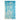 Bullseye Cream Opal/Lt Aqua Blue Fusible 90 COE