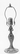 13-3/4" Nouveau Lamp Base (7.75" Base + 6" Harp)