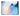 Bullseye Clear / Aventurine Blue Streaky Double Roll Iridized 90COE