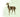 Large Deer Bevel Cluster - Bronze