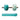 Bullseye Hot Rodz - Turquoise Blue Opalescent, Fusible