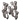 Pattern Bails - Assorted, silver plated