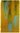 Bullseye Golden Green/Lt Cyan Windows Fusible 90 COE