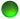Jewel 25mm Round Smooth - Green