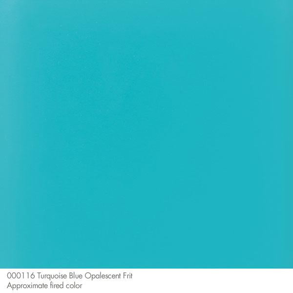 Bullseye Frit, Turquoise Blue - Opalescent (powder) - 4 oz