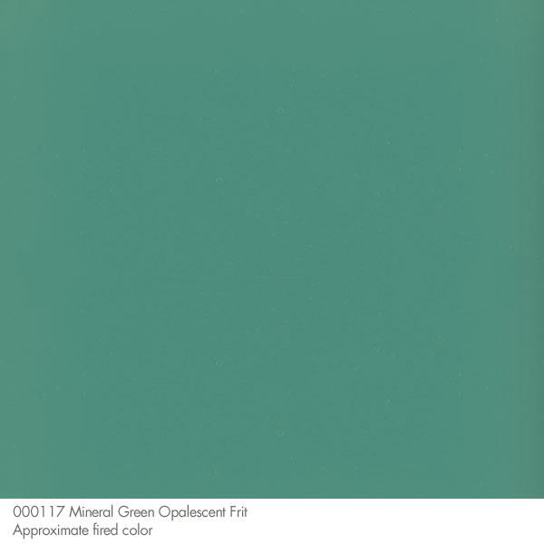 Bullseye Frit, Mineral Green - Opalescent (powder) - 4 oz