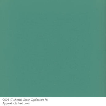 Bullseye Frit, Mineral Green - Opalescent (powder) - 4 oz