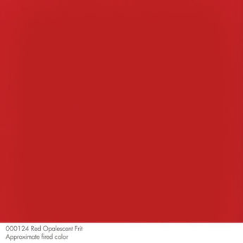 Bullseye Frit, Red - Opalescent (powder) - 4oz