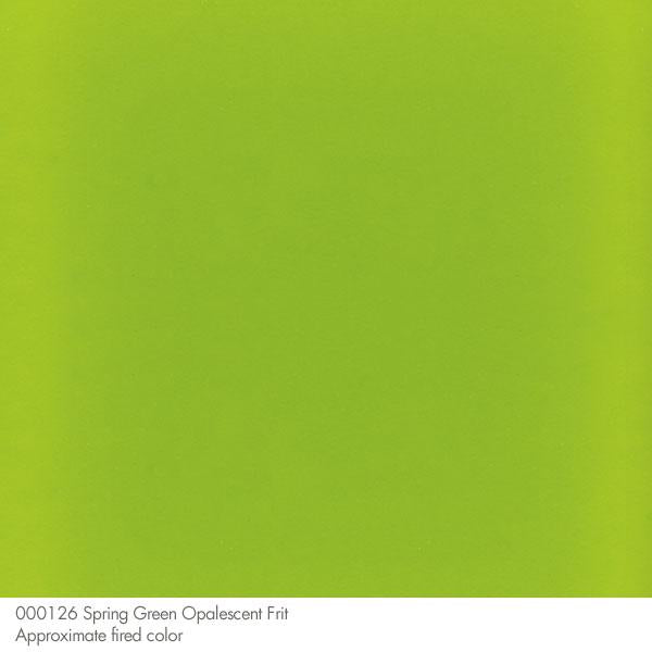 Bullseye Frit, Spring Green - Opalescent (powder) - 4oz