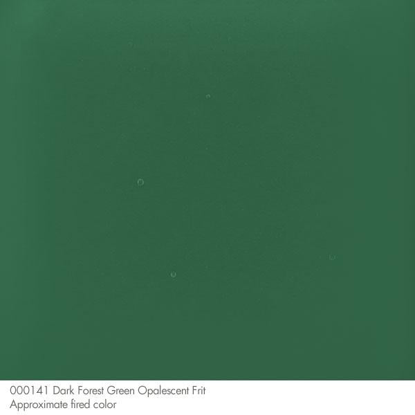 Bullseye Frit, Dark Forest Green - Opalescent (powder) - 4 oz