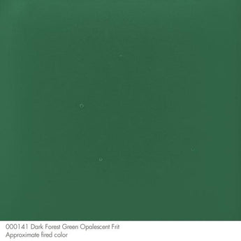 Bullseye Frit, Dark Forest Green - Opalescent (powder) - 4 oz