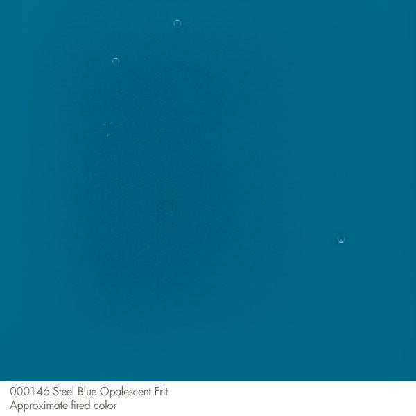 Bullseye Frit, Steel Blue - Opalescent (powder) - 4 oz