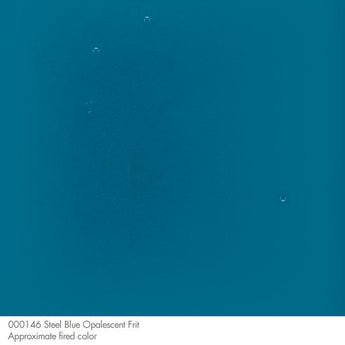 Bullseye Frit, Steel Blue - Opalescent (powder) - 4 oz