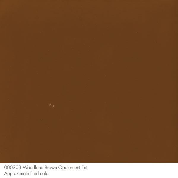 Bullseye Frit, Woodland Brown - Opalescent (powder) - 4 oz