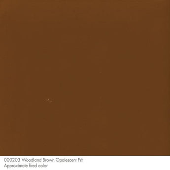 Bullseye Frit, Woodland Brown - Opalescent (powder) - 4 oz