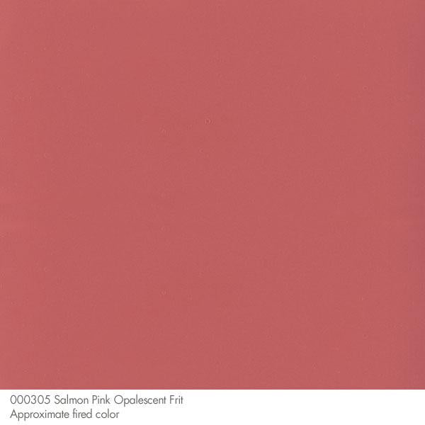 Bullseye Frit, Salmon Pink - Opalescent (powder) - 4 oz