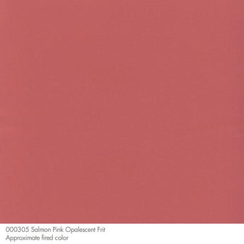 Bullseye Frit, Salmon Pink - Opalescent (powder) - 4 oz