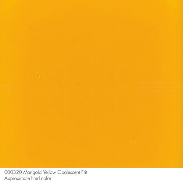 Bullseye Frit, Marigold Yellow - Opalescent (powder) - 4 oz
