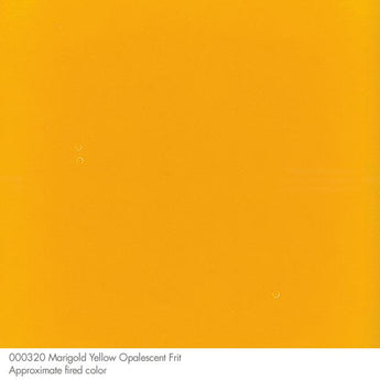 Bullseye Frit, Marigold Yellow - Opalescent (medium) - 4oz