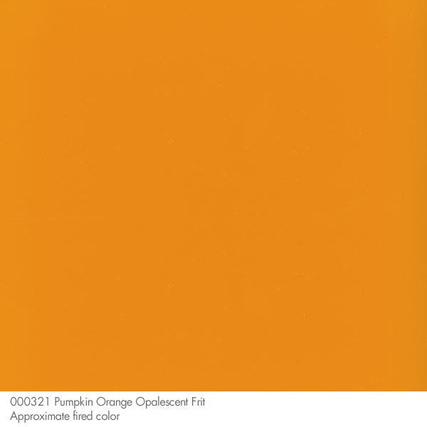 Bullseye Frit, Pumpkin Orange - Opalescent (powder) - 4 oz