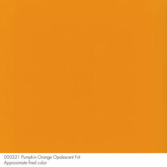 Bullseye Frit, Pumpkin Orange - Opalescent (powder) - 4 oz