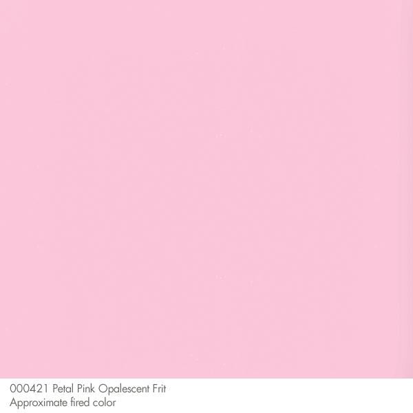 Bullseye Frit, Petal Pink - Opalescent (medium) - 4oz