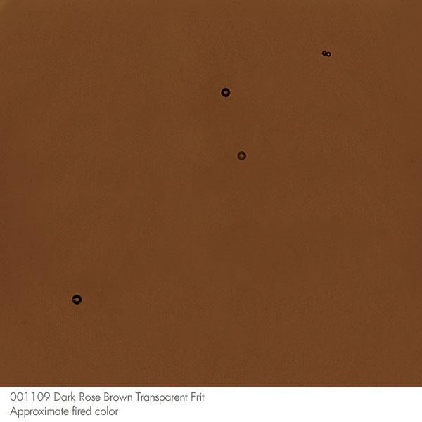 Bullseye Frit, Dark Rose Brown - Transparent (powder) - 4 oz