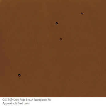 Bullseye Frit, Dark Rose Brown - Transparent (powder) - 4 oz