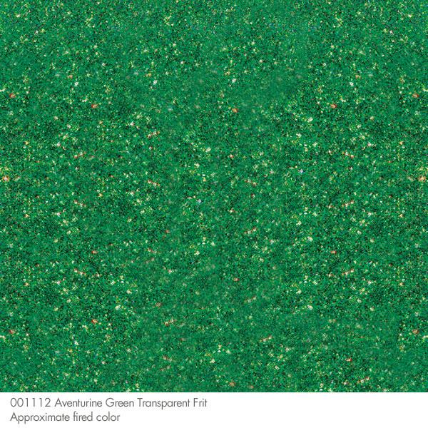 Bullseye Frit, Aventurine Green - Transparent (powder) - 4 oz