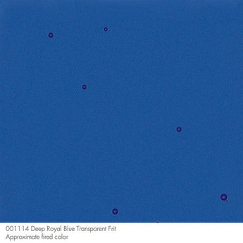 Bullseye Frit, Deep Royal Blue - Transparent (powder) - 4 oz