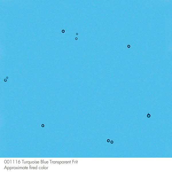 Bullseye Frit, Turquoise Blue - Transparent (medium) - 4oz