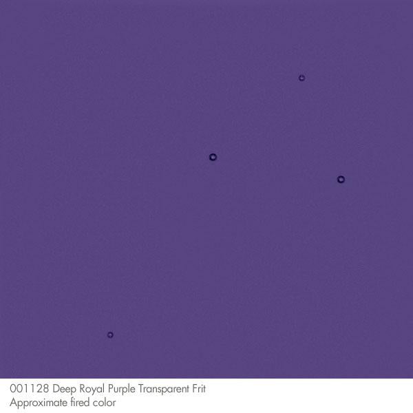 Bullseye Frit, Deep Royal Purple - Transparent (powder) - 4 oz