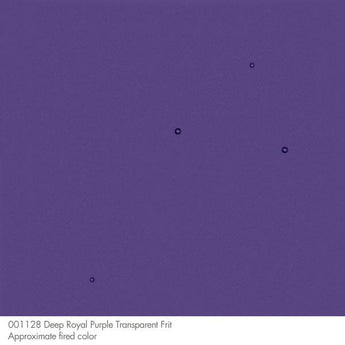 Bullseye Frit, Deep Royal Purple - Transparent (powder) - 4 oz