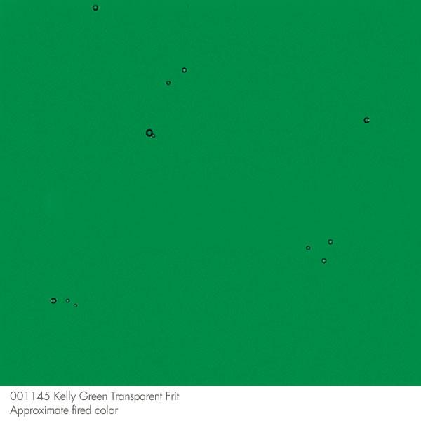 Bullseye Frit, Kelly Green - Transparent (powder) - 4 oz