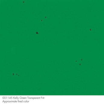 Bullseye Frit, Kelly Green - Transparent (powder) - 4 oz