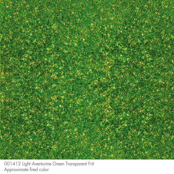 Bullseye Frit, Light Aventurine Green - Transparent (powder) - 4 oz