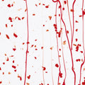 Bullseye Red Frit/Red Streamers on Clear 90COE