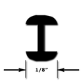 1/8'' H Round Lead - 4 ft