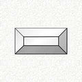 1-1/2x3'' Rectangle Bevel