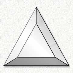 4" Triangle Bevel