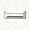 1-1/2x4'' Rectangle Bevel