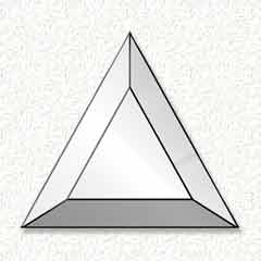 3" Triangle Bevel