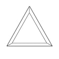 1-1/2" Triangle Bevel