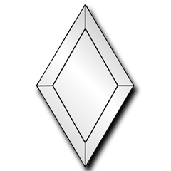 4x7'' Diamond Bevel