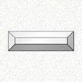 1-1/2x5'' Rectangle Bevel