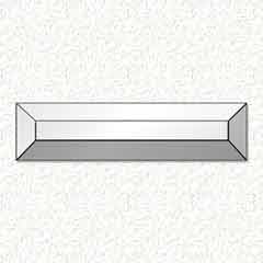 1-1/2x6'' Rectangle Bevel