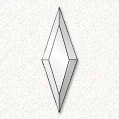 2x6'' Diamond Bevel