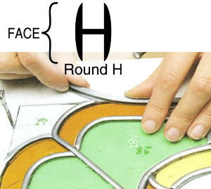 1/2'' H Round Lead - 4 ft.