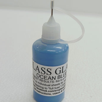 Ocean Blue Glass Glaze 50ml bottle