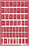 ONO Stencil Set - Uppercase Alphabet 5/8"